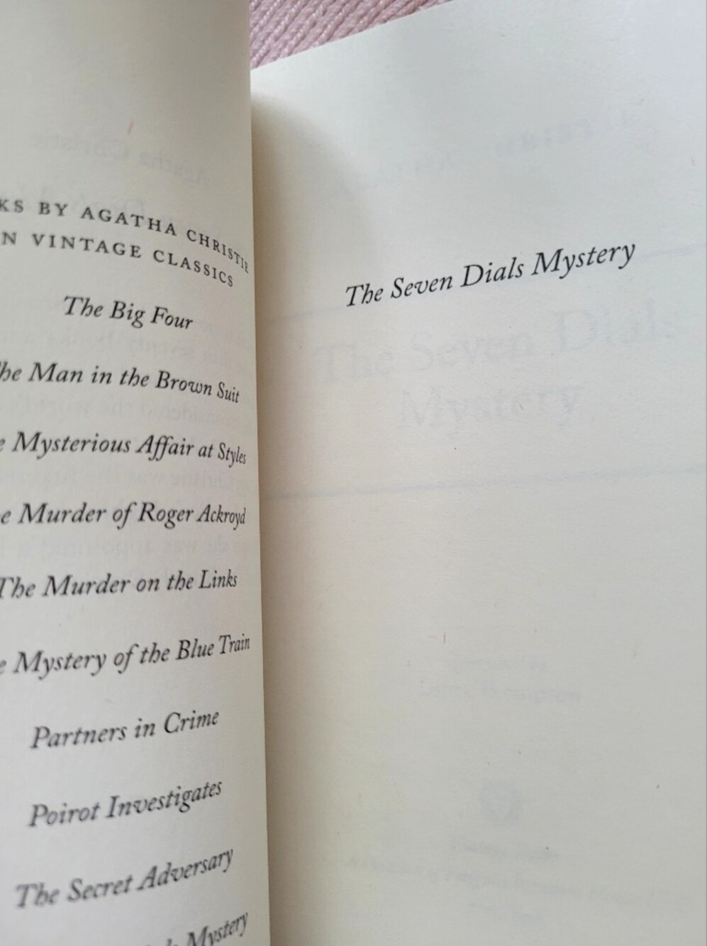 Agatha Christie "The Seven Dials Mystery" - Larger Sized Paperback - Picture 3 of 6